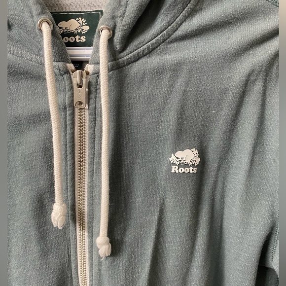 Green Roots Zip-Up Small Women’s Loose-Fitting - Picture 3 of 5